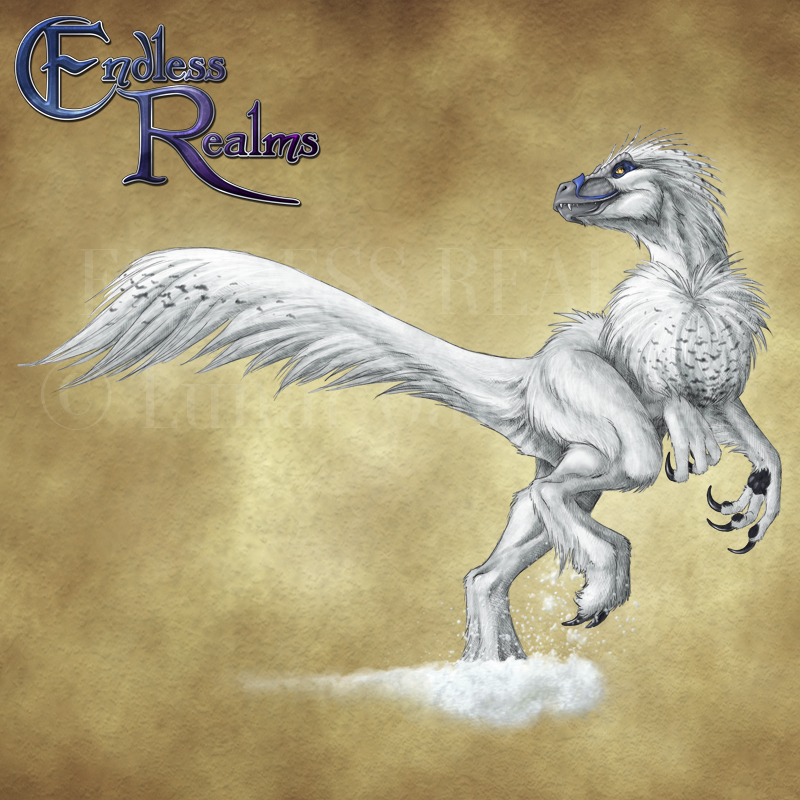 Endless Realms bestiary - Snow Raptor by jocarra on DeviantArt