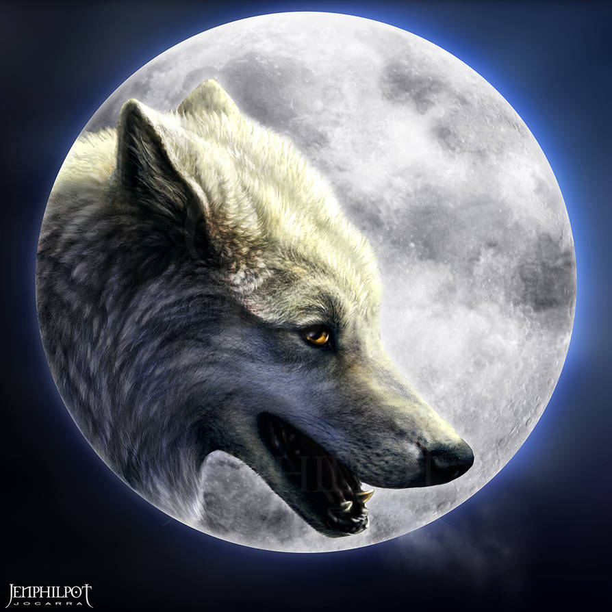 Commission - Wolf's Moon by jocarra on DeviantArt