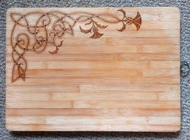 Pyrography - Celtic Thistle