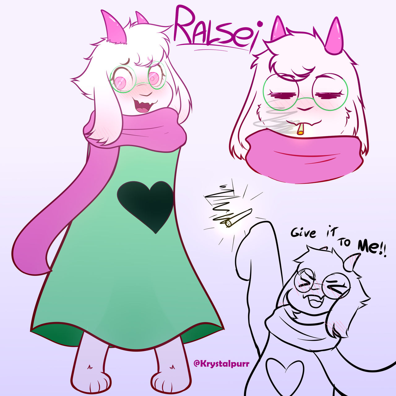 Female Ralsei by Astrachvoid on DeviantArt