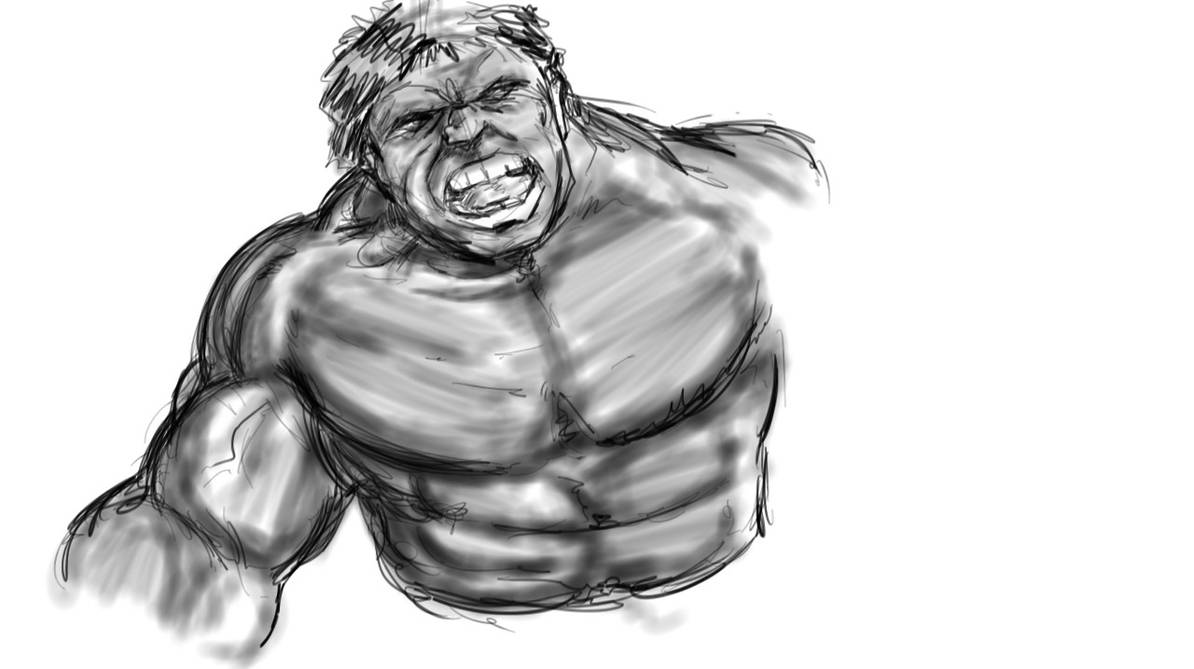 Hulk sketch by artildawn on DeviantArt