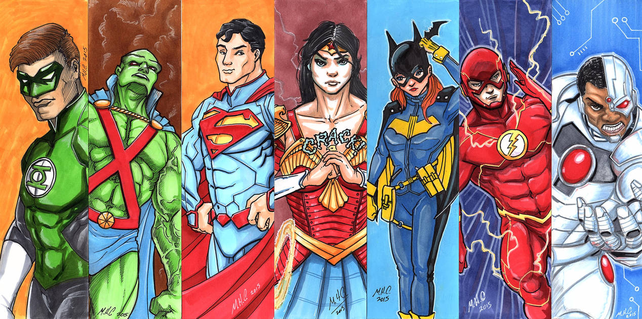 DC bookmarks set by artildawn on DeviantArt