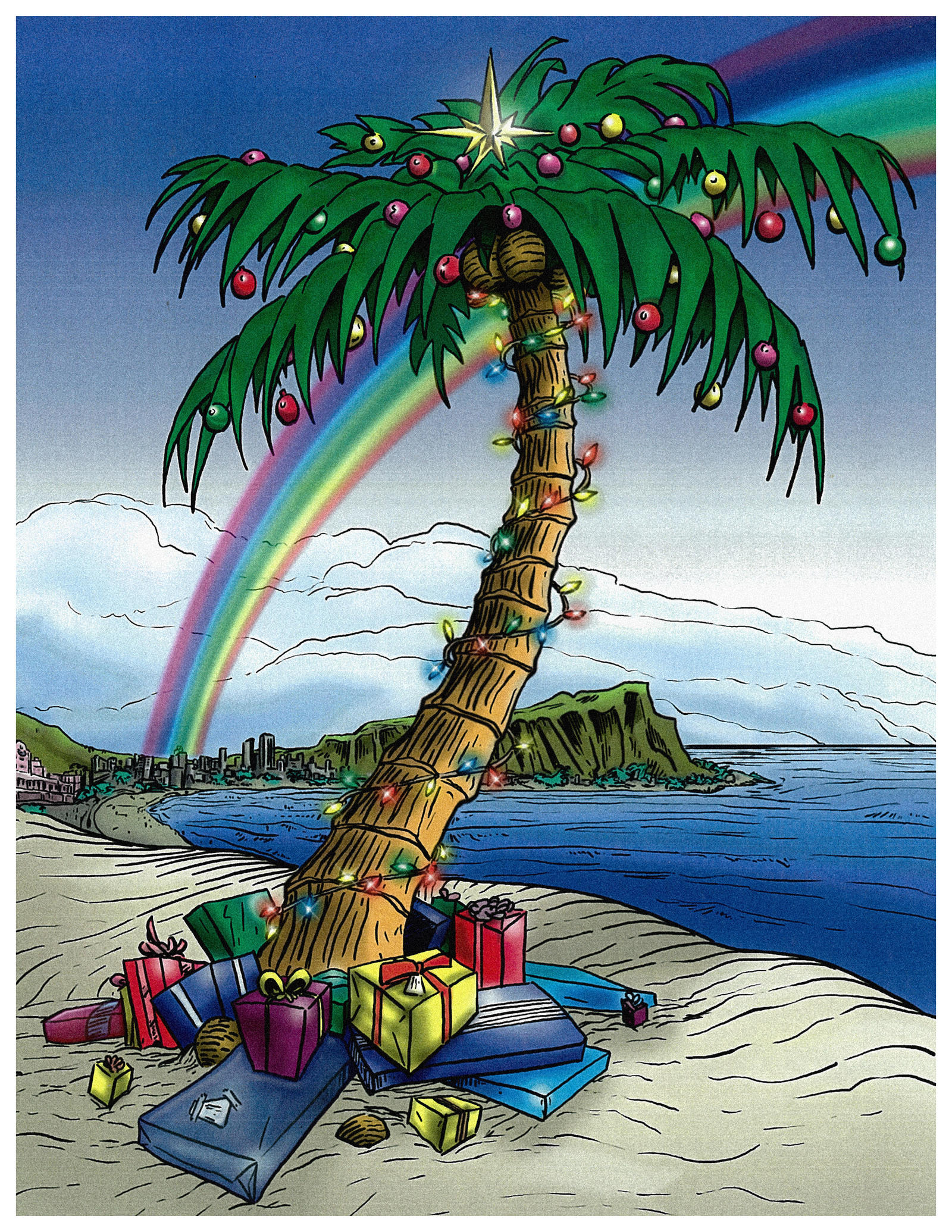 Hawaiian Christmas Tree by artildawn on DeviantArt Hawaiian Christmas Tree