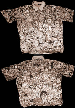 zombie horde button up