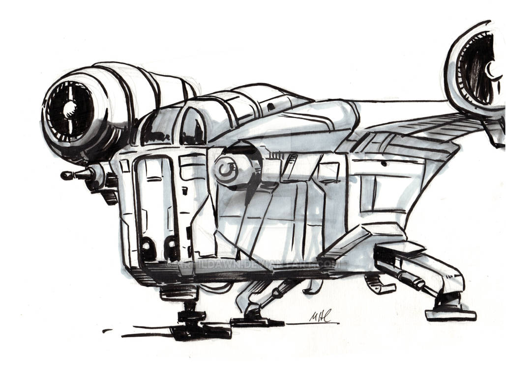 The Razor Crest by artildawn on DeviantArt