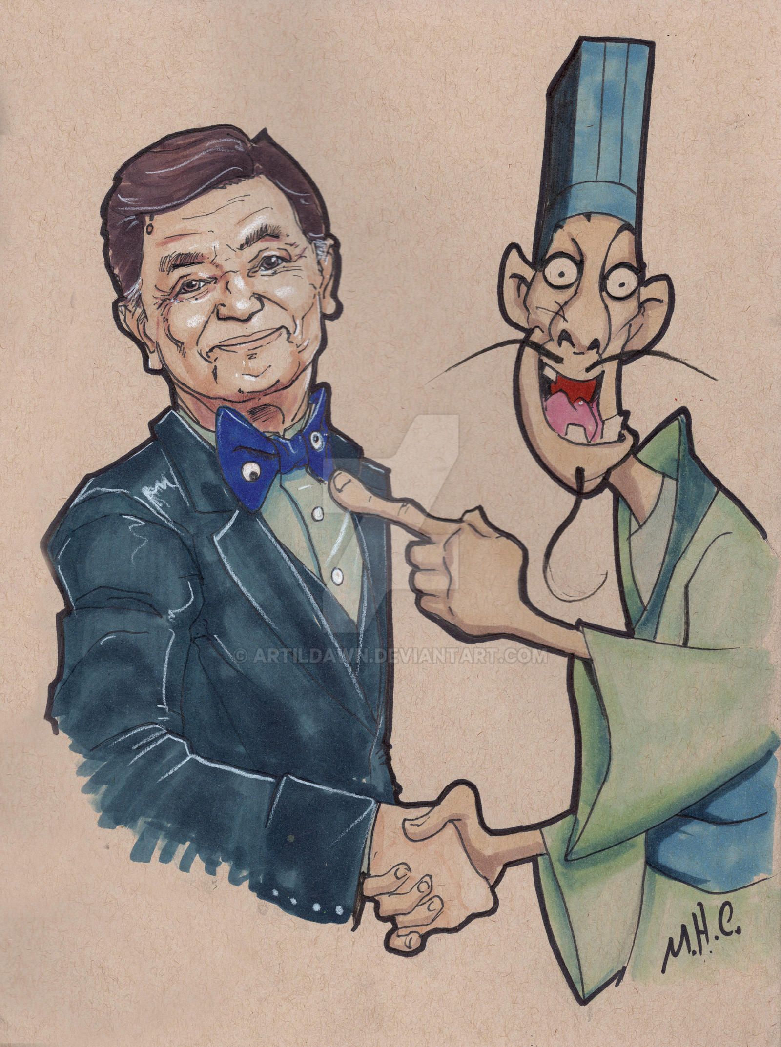 James Hong meets Chi Fu by artildawn on DeviantArt