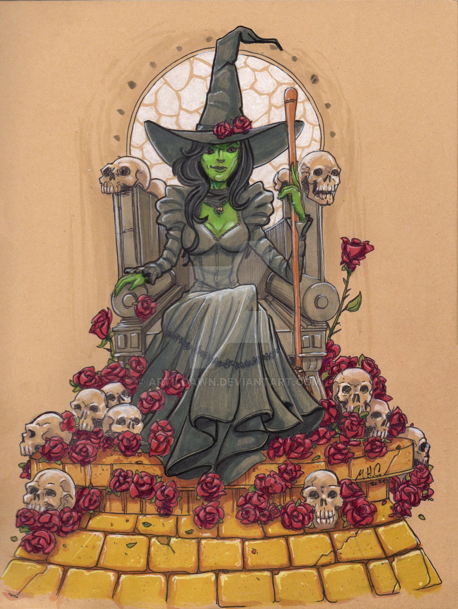 Elphaba The Wicked Ruler of Oz by artildawn on DeviantArt