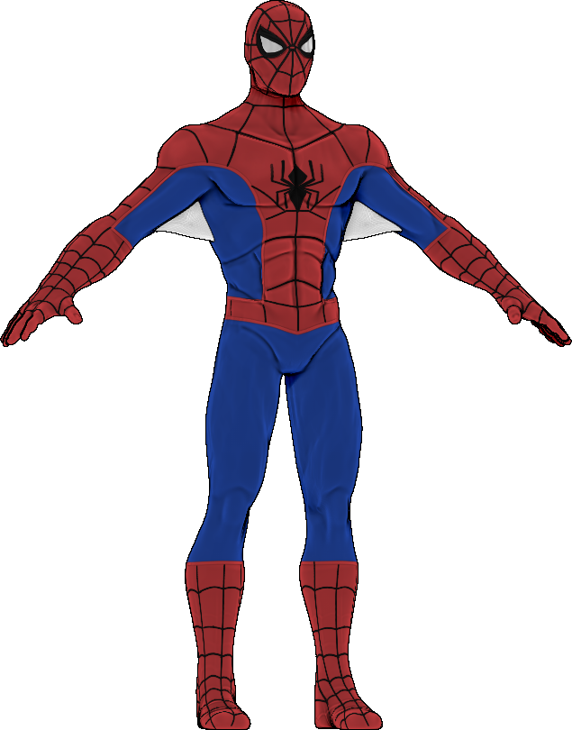 Spider-Man with Spider Armor from the Spectacular Spider-Man Animated Series