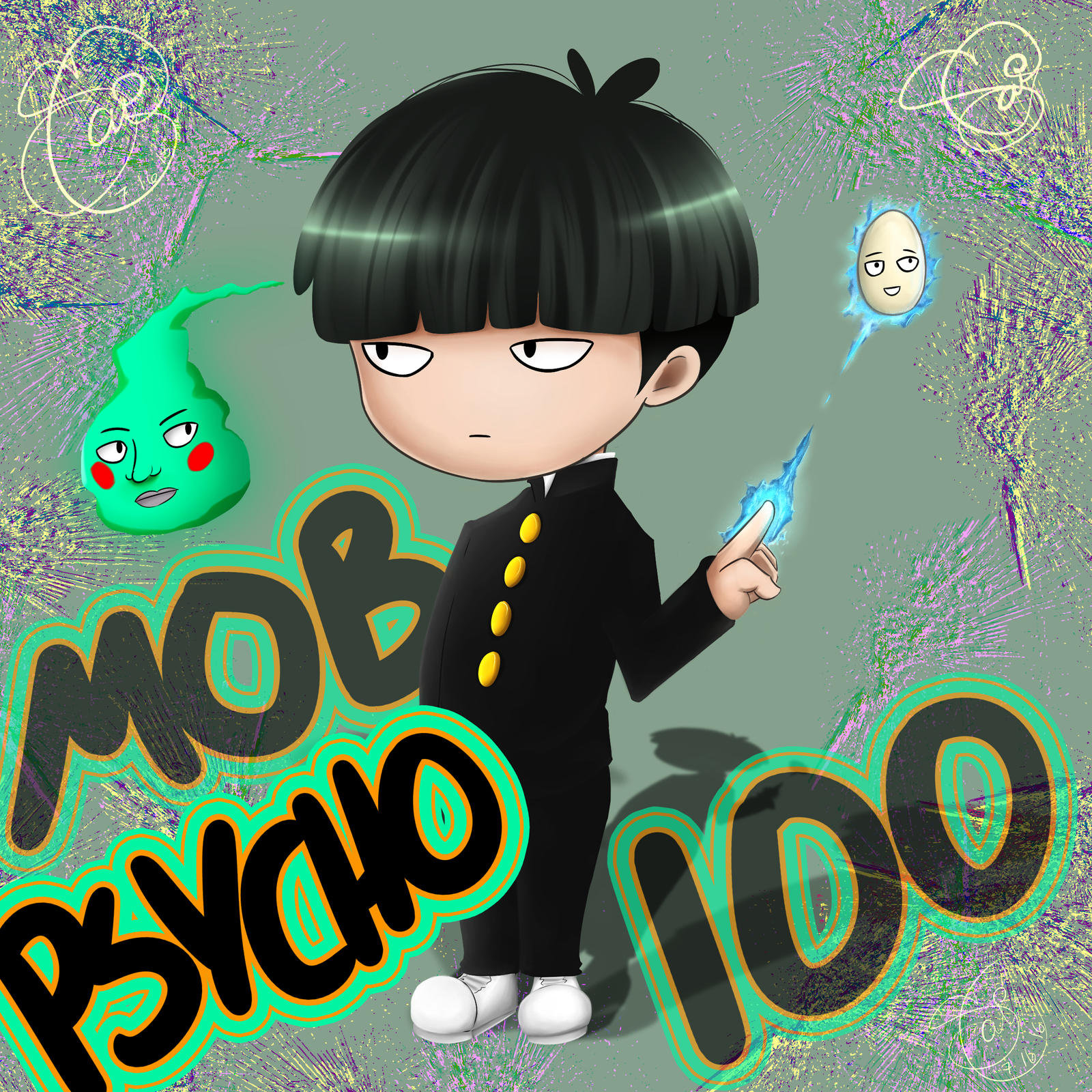 Mob Chibi by SaiKun-Senpai on DeviantArt