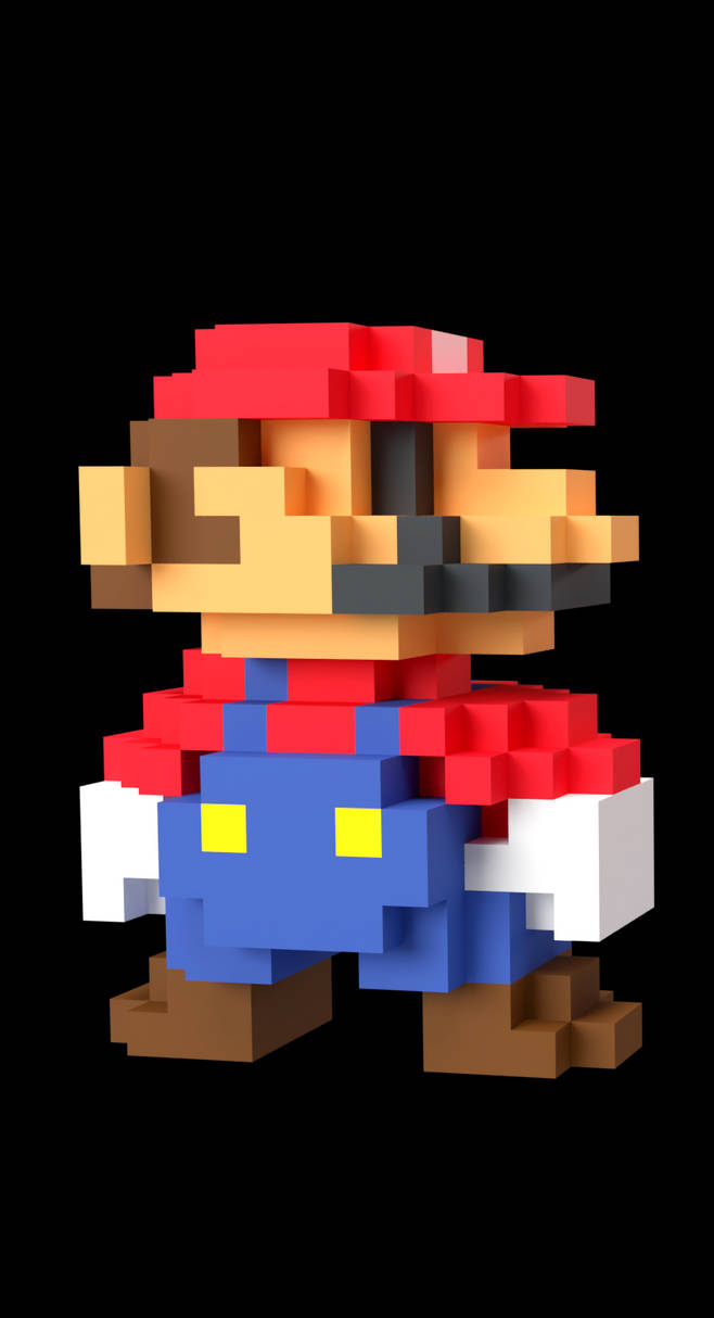36 Bit Mario 3D 8 Bit Mario (SMB35 Tribute) - VVM2021 by VinVinMario on DeviantArt