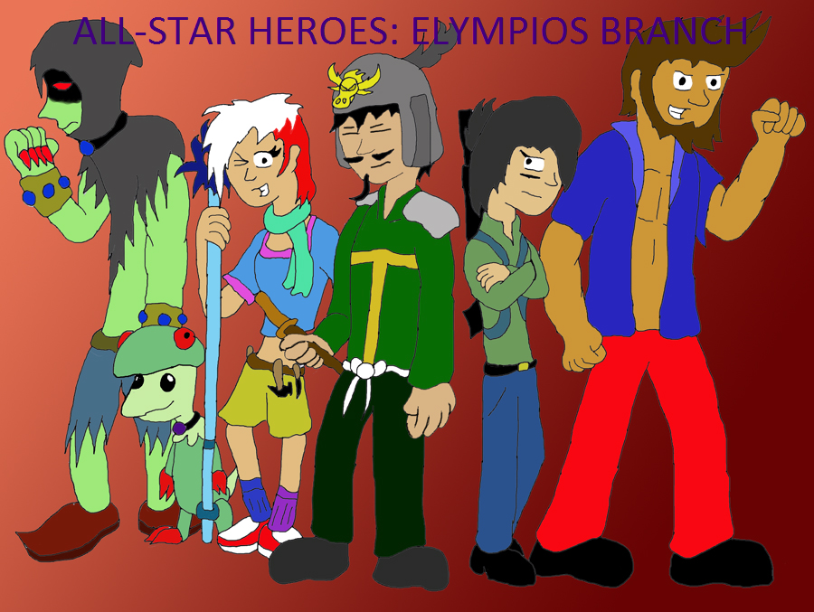 All-Star Heroes: Elympios Branch Title Page