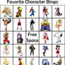 My Favourite Character Bingo