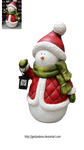 Schnee-Weihnachtsmann by gestandene