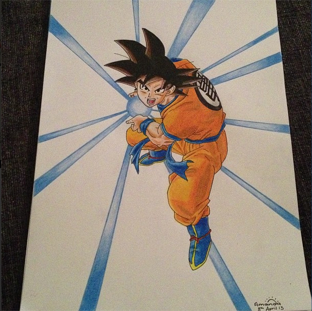 Best of How To Draw Goku Doing Kamehameha - motivational quotes