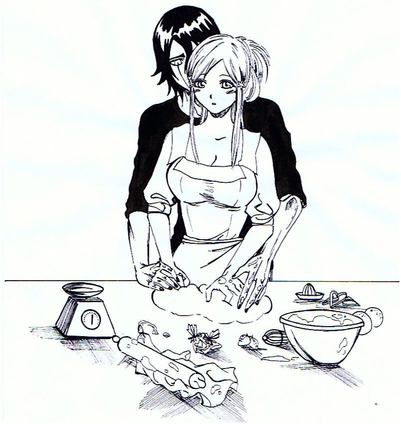 Cooking the love.