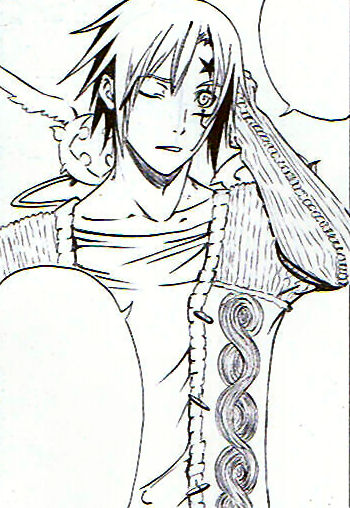 D.Gray-man - Allen lineart