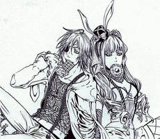 bleach and DGM - rabbit friends