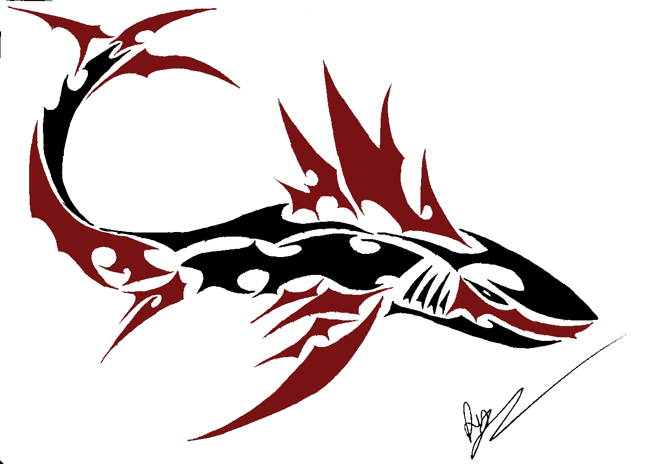 Tribal Shark by L4TING3CKO on DeviantArt