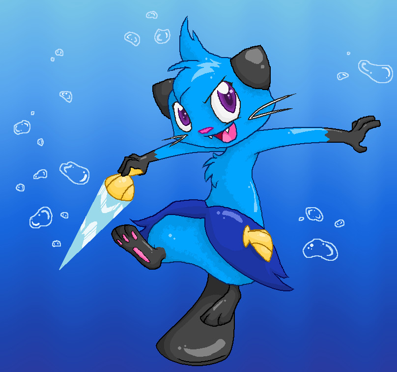 MS paint Dewott