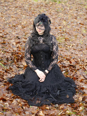 Gothic Girl - Stock 4 by Rosenrot-Photography