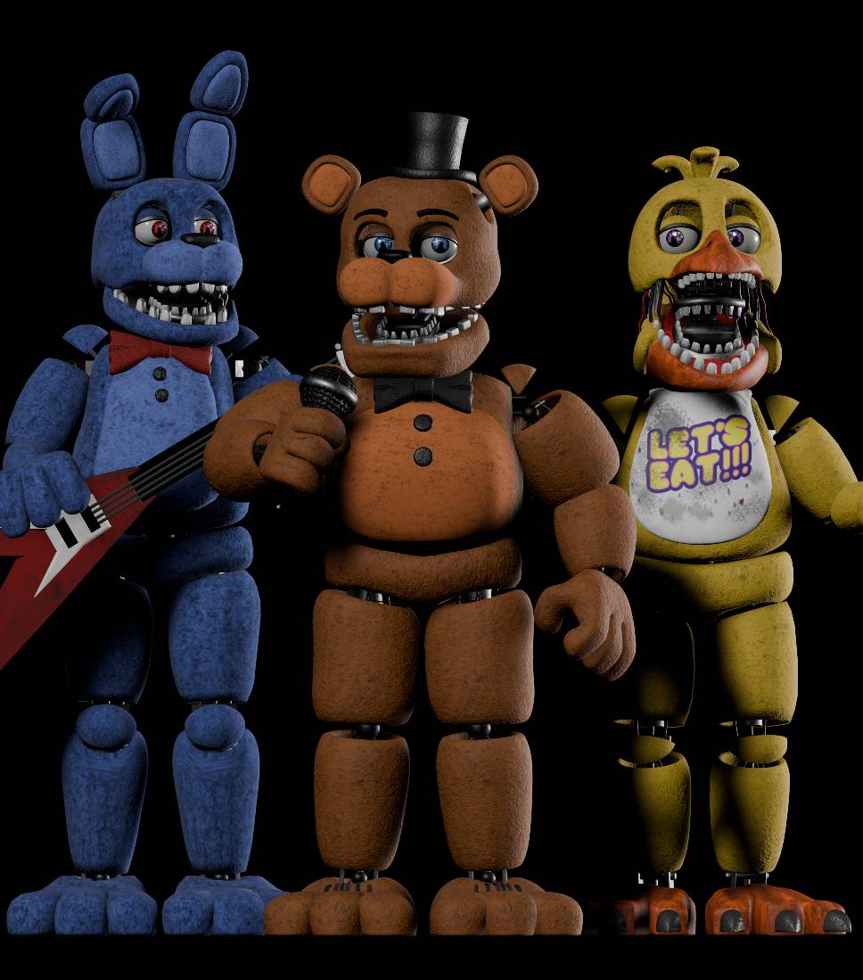 The Unwithered Animatronics by Ruffleswinner22 on DeviantArt