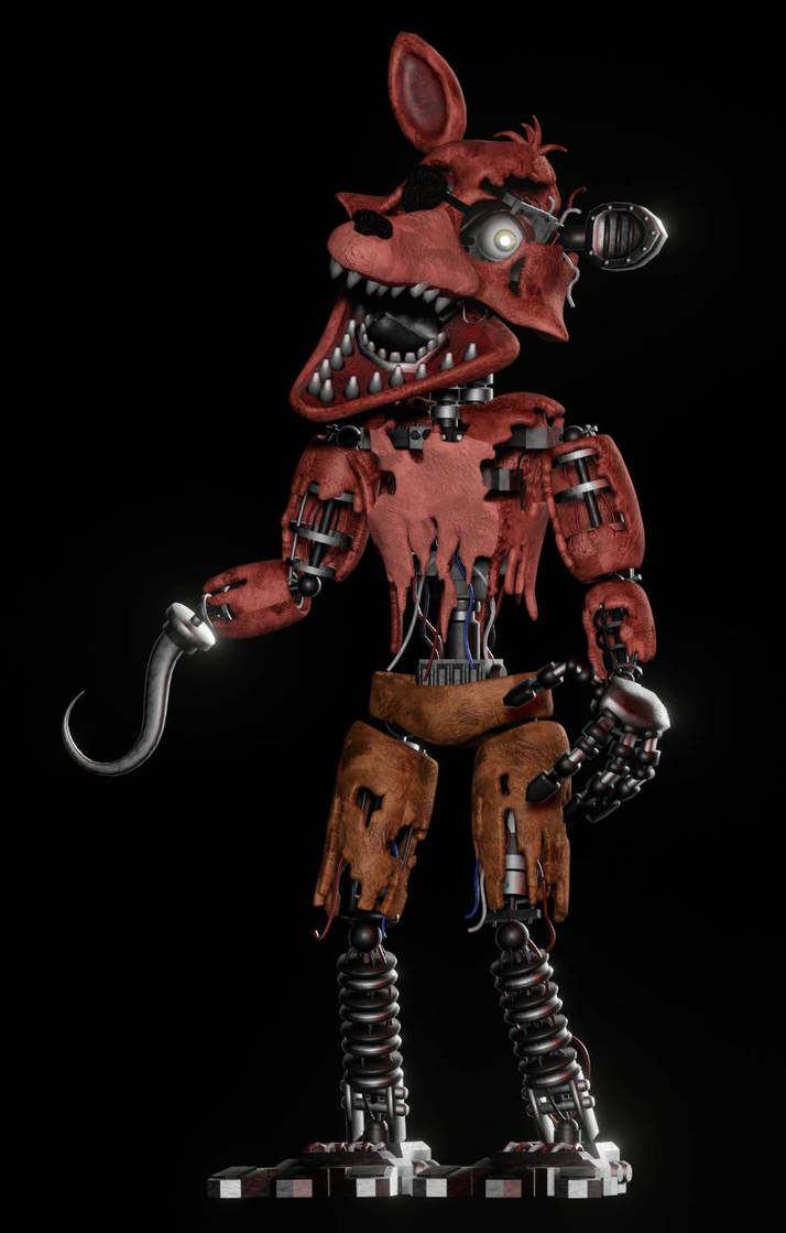Withered Foxy final render #1 by Ruffleswinner22 on DeviantArt
