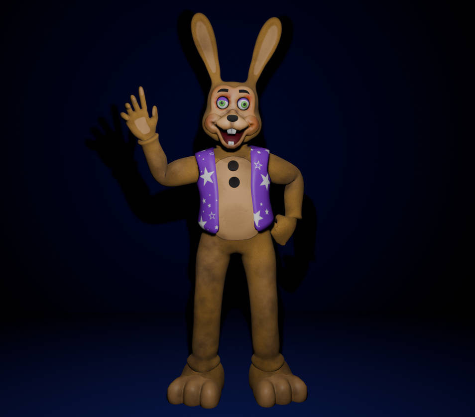 Jr Springbonnie Battington's Springbonnie Render by Ruffleswinner22 on DeviantArt
