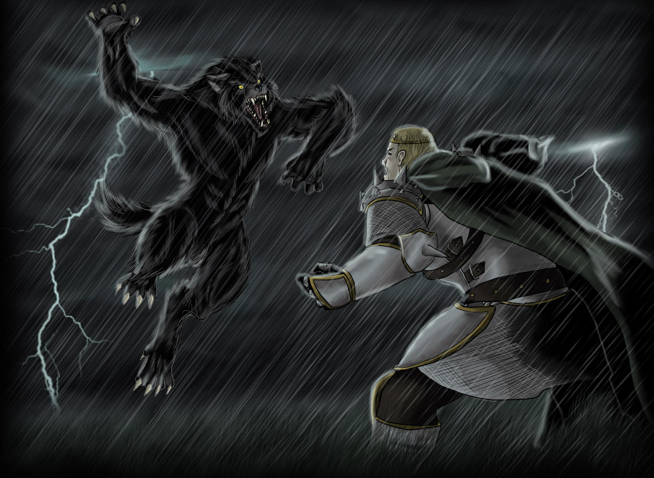 Werewolf attack by DestMelkor on DeviantArt