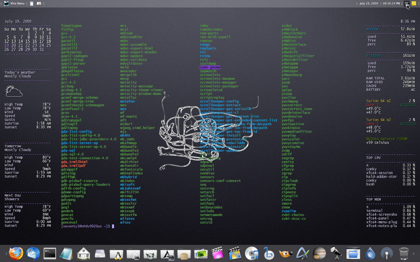 Minimal embedded pacman