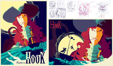HOOK poster Tom Whalen style