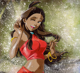 Wet and Wild Katara