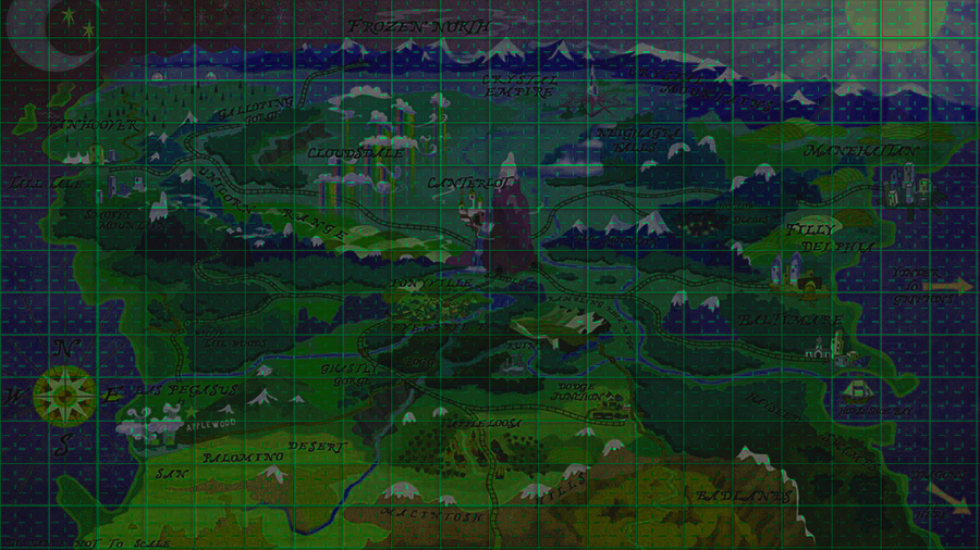 Fallout Equestria World Map All in one Photos.