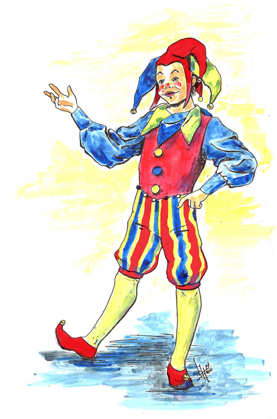 Buffoon Drawing Buffoon by Leda-Hedera on DeviantArt