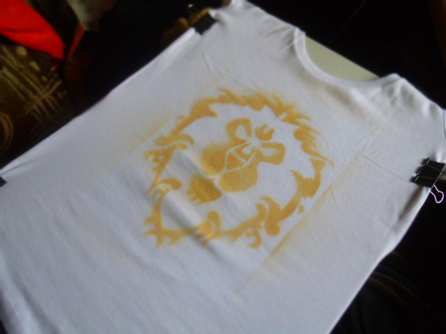 Handmade Aliance T-shirt  (beginning)