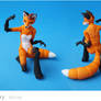 Fox furry bjd doll 07