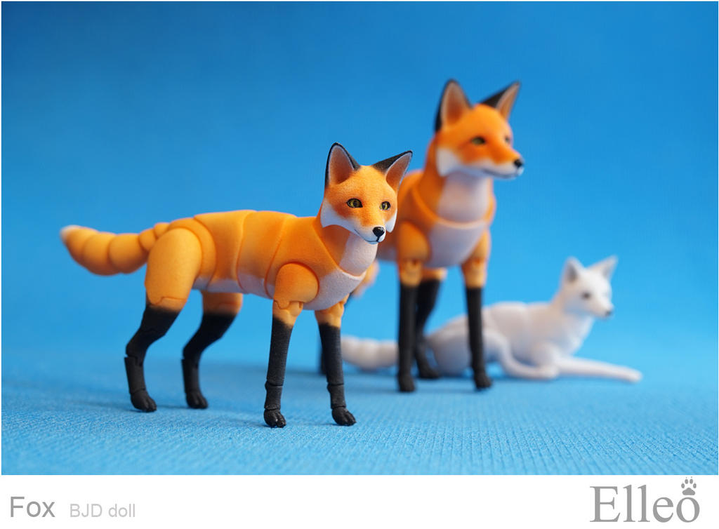 Fox bjd doll 06