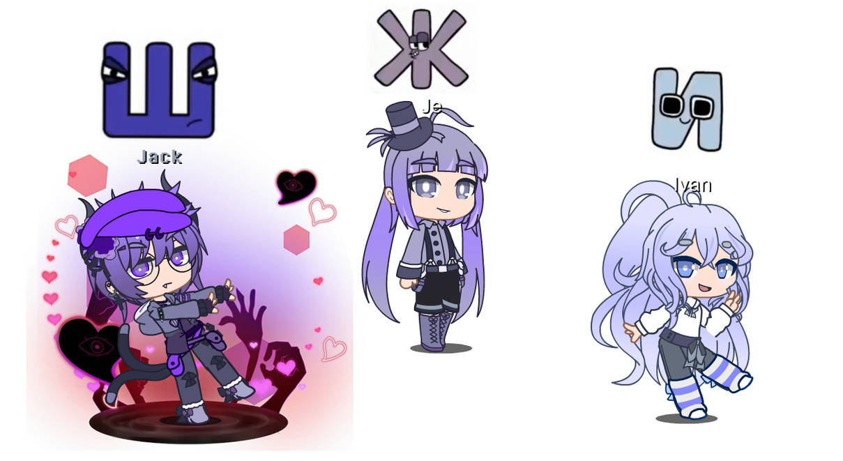 Alphabet Lore Gacha Club Characters (A-Z) by JunoTehPlanet on DeviantArt