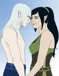 Kiss maybe...? colored by Arilla93