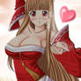 Spice and Wolf : Holo in Ahri's costume