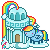 FREE Rainbow Dash House CAEK
