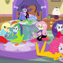 slumber party at Pinkie's