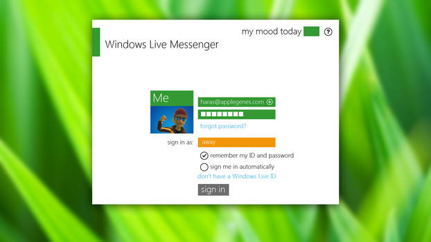 Metro Windows Live Messenger