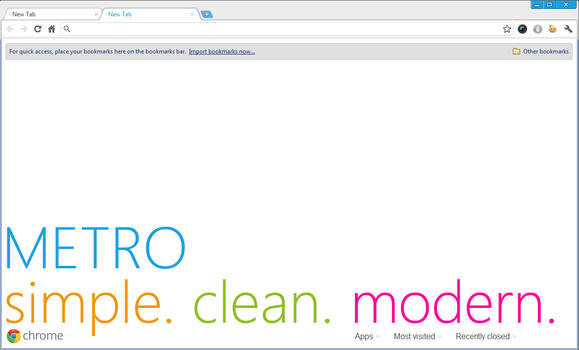 Chrome in Metro