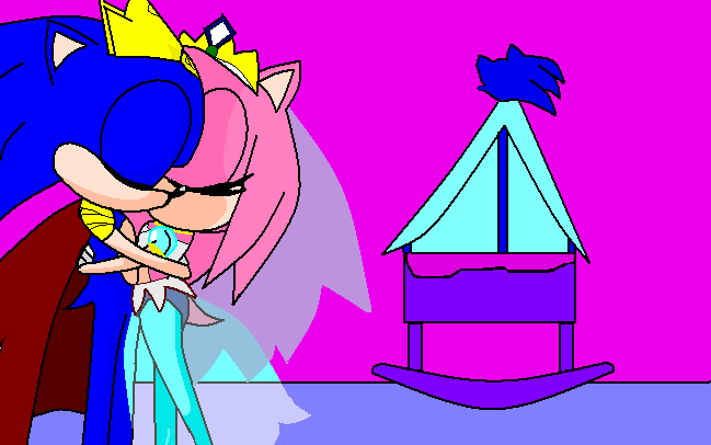 pix Kiss Sonic And Amy Kids king sonic queen amy and the new