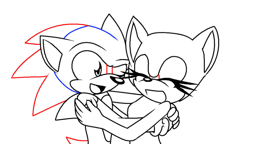 Hug Base Sonic Couple Hug base by GhostlyPhantazy on DeviantArt