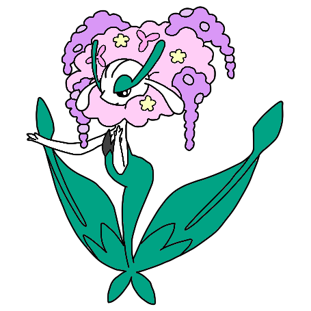 Gardenia the Pink Flower Florges by GhostlyPhantazy on DeviantArt