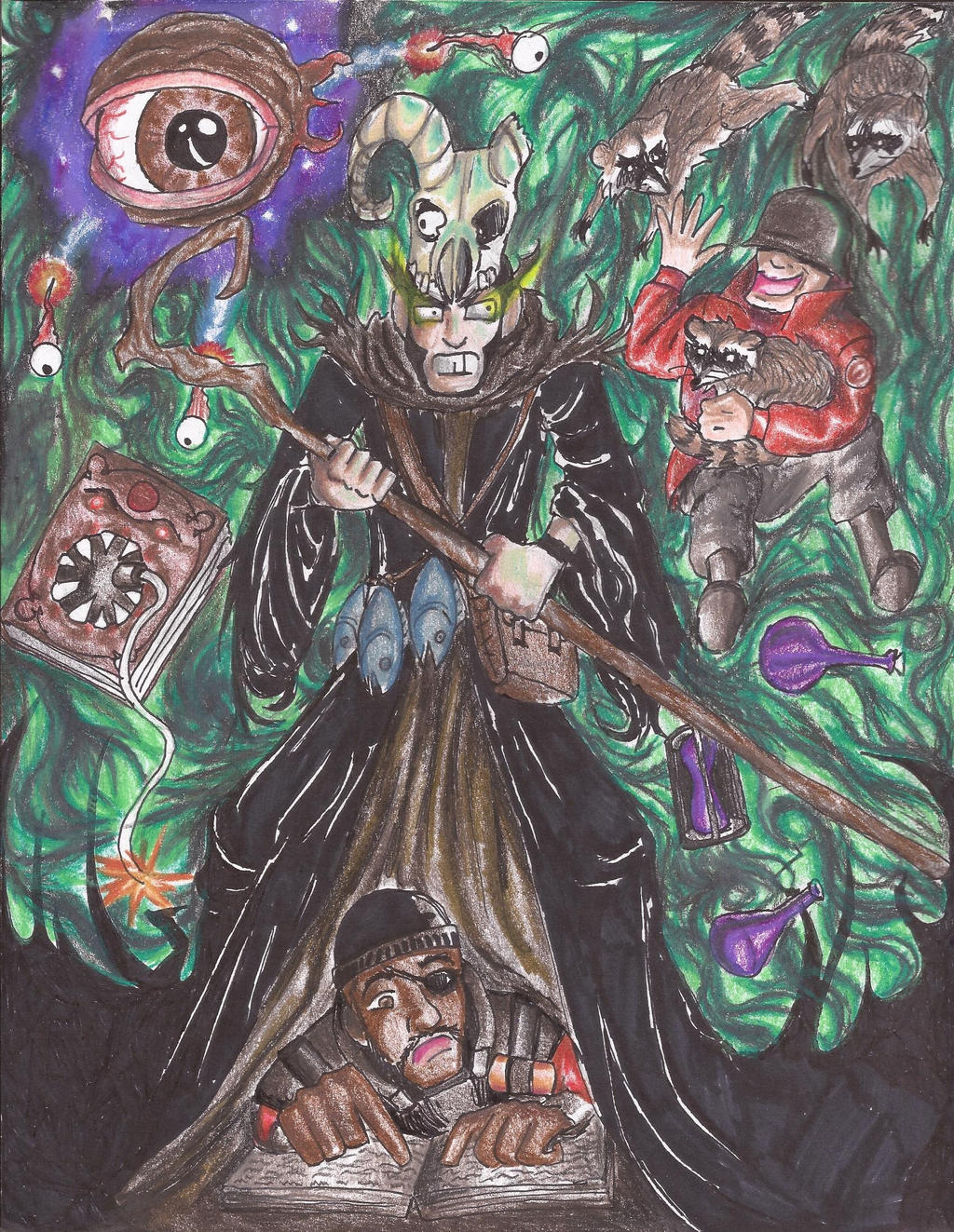 Merasmus by CalliopeCloudCat on DeviantArt