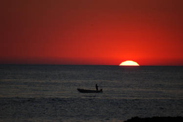 Fishing the sun