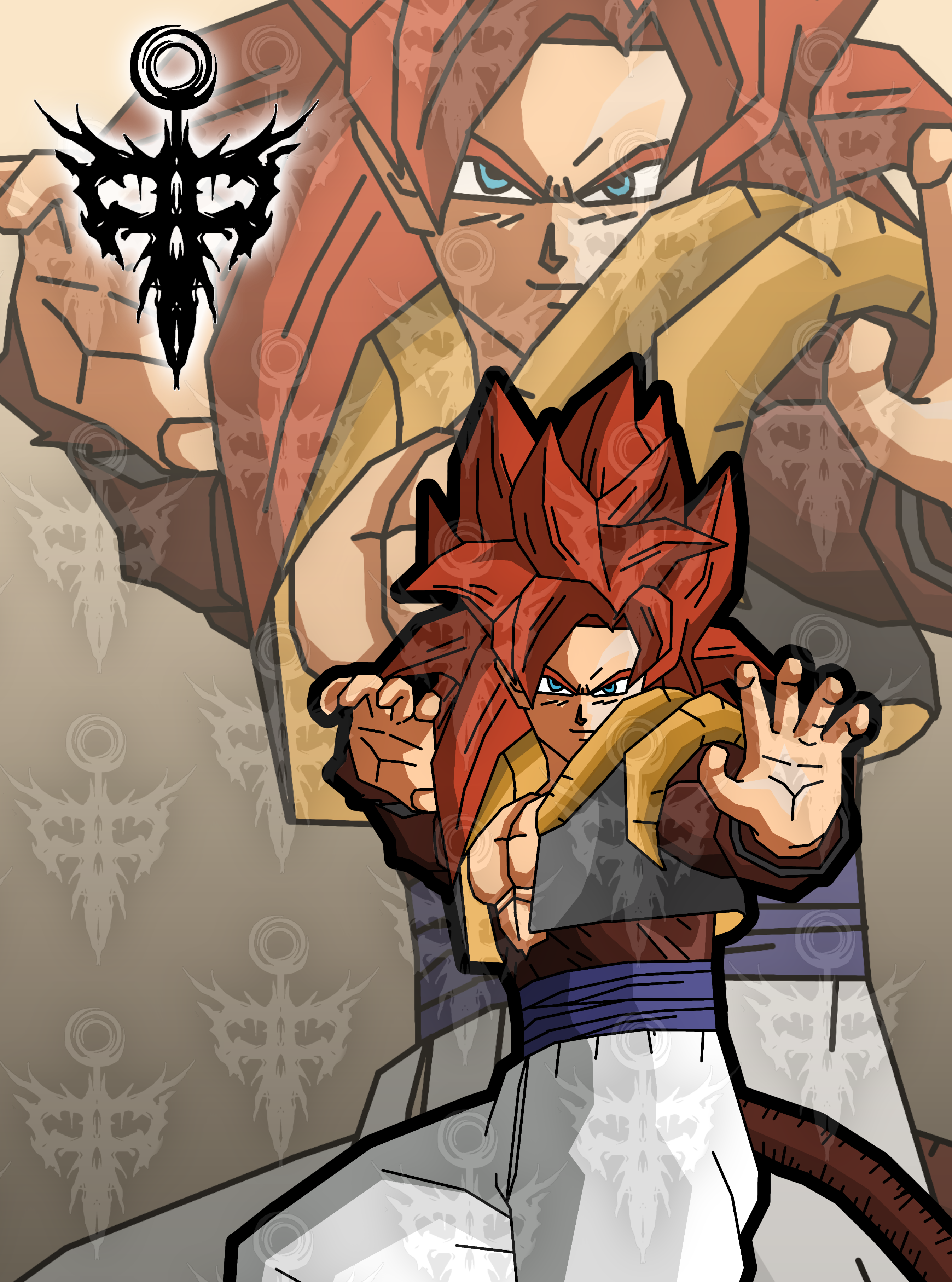 11 Gogeta SSJ4 ideas  dragon ball gt, dragon ball art, anime