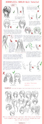 How to Draw Shoujo Style Hair